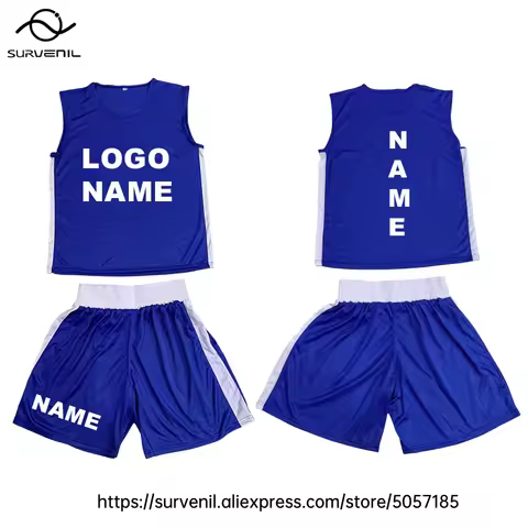 Muay Thai Shorts Customized Boxing Sanda Wushu Uniform Men Women Child Gym Martial Arts MMA Training
