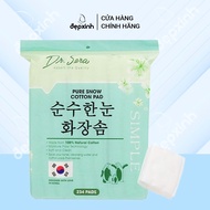 Dr.Sera Pure Snow Cotton Pad 234 pieces Cotton Pad Facial Cotton Pad Toner Pad Cotton