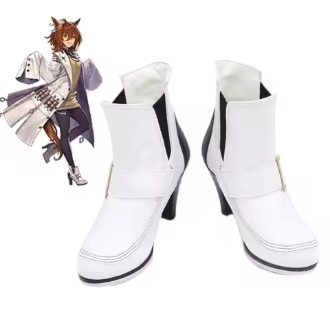 Game Shoes Umamusume:Pretty Derby Agnes Tachyon Cosplay Boots Halloween Costume Accessories Props Ma