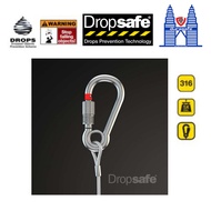 Dropsafe 7500530 Cable & Carbiner – 1200mm
