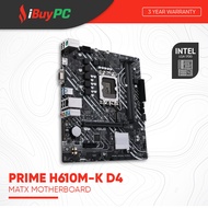 ASUS Prime H610M-K D4 mATX Motherboard | LGA1700
