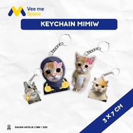 GANTUNGAN [FREE Ring] Cat meme hanger | Keychain meme cat | Cute Cat meme Hook | Cheap Hanger Size 4