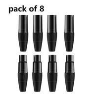 3-pin XLR Connector Pure Copper Gold Plated Male(Female) XLR Plug Balance Connector Microphone Audio