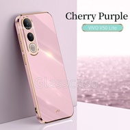 เคส V50lite Vivo สำหรับ Vivo V50 V 50 Lite VivoV50 V50lite VivoV50lite ชุบ2025มันวาวป้องกันเลนส์กล้อ