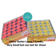 **Ready Stock** 1hour Butter Lamp Butter Candle [Very Small But Last For 1 Hour][Not Tealight Candle