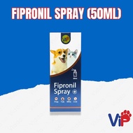 Fipronil Spray 50ml For Dogs Cats Helps Maintain Fur Comfort