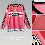 15-16 Juventus Long Sleeve Away Retro Jersey Juventus Football Shirt Yijia League Jersey No. Retro D