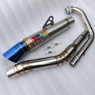 1set NLK Exhaust muffler Big Elbow pipe For Tmx 125 155 Rusi 125 Skygo 150 175 Raider 150carb/Fi 150 Euro Viperman inlet pipe 51mm