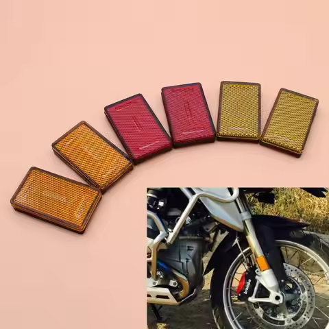 1pair Motorcycle 3colors Front Fork Leg Reflector For BMW K1200RS K1200 GTR1200RT R1200GS R1200R New