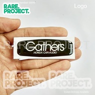 GATHERS HONDA CAR AUDIO EMBLEM RESIN FLEXIBLE STICKER CHEAP CAR AUDIO ACCESSORIES