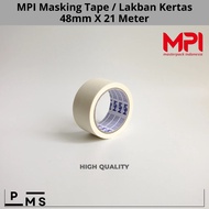 Masking Tape 48mm x 21 meters MPI - Paper Tape 48mm x 21 meters MPI