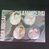 CDG Aoba Johsai High School x Kamomedai High School Egg-shaped Can Badge Set✨Direct from Japan✨26031