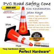 PVC Refective Signal Warning Safety Cone /Single/ Double Reflective Line Safety Cone