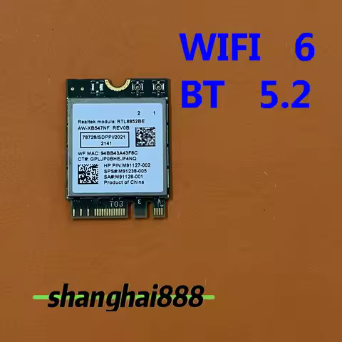 NEW FOR HP EliteDesk 805 G8 Desktop mini WIFI 6 card bluetooth WLAN wireless