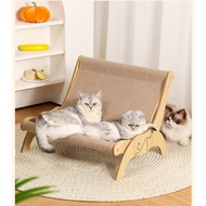 Sisal Cat Chair wooden Cat Lounge Chair Pet-Friendly Multi-Functional Cat Scratcher Cat Scratch Chai
