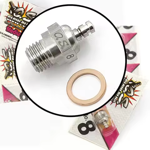 Universal #8 Glow Plugs OS8 N3 N4 OS 8 Spark Nitro Engine Part for HSP 1/7 1/8 1/10 RC Car Upgrade P