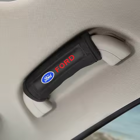 Car interior roof handle plush protective cover for Ford Ranger Mondeo Focus Kuga Mustang Fusion Esc