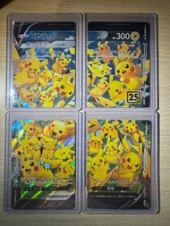 Pokemon Card PTCG tcg 寶可夢卡牌 日版 s8a 25th 25週年 Pikachu V-union 比卡超V-union