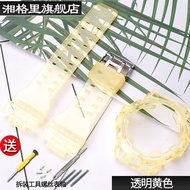 สายนาฬิกา Casio G-SHOCK GA700 GA710 735 สายเรซิ่นใสทนทาน ชิ้นส่วนเสริมนาฬิกาแบบใหม่จากจีนแผ่นดินใหญ่