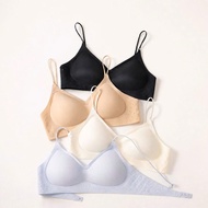 Wireless Latex Bra Can Be Worn in Many Styles, Thin Straps Can Wear Many Outfits, 1cm padded code 96