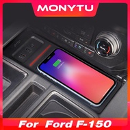 For Ford Raptor F-150 F150 2015-2025 Car Wireless Charger Fast Phone Charging Plate Adapter Interior