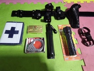 BELT SET COMPLETE BATUTA POSAS, FLASHLIGHT, MEDKIT, BUCKLE