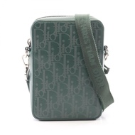 【二手】Dior World Tour Messenger Pouch Oblique Shoulder Bag 2ESBC265CLP 綠色皮革 World Tour Messenger Shoul