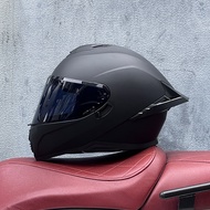 LVS-703 motorcycle helmet, full face helmet, dual lens personalized large tail wing
