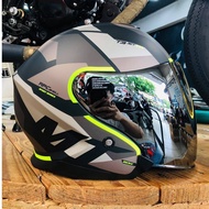 MT Helmet Double Visor Helmet Thunder 3 SV Jet Bow Matte Yellow Spain Imported UNECE Approved Yamaha