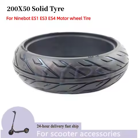 8 Inch 200*50 Electric Scooter Solid Tyre 8x2.125 For Ninebot ES2/ES4 Electric Scooter Rubber Solid 