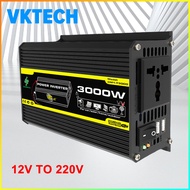 [Vktech] DC 12V To AC 110/220V Intelligent Power Inverter Dual USB Car Voltage Transformer Built-in 