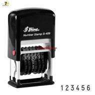 Shiny S-409 rotating 6-digit stamp 4mm high