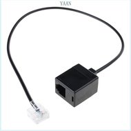 YAAN Ethernet RJ45 Male to RJ11 Female Adapter Cable Connector RJ45 to RJ11 Converter
