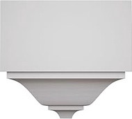 2 3/4"P x 5 1/2"W x 5 5/8"H Americraft Solid Paint Grade Wood Universal Mid Crown Moulding Coupler B