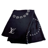 【二手】LOUIS VUITTONLouis Vuitton M74268 Etol Monte Carlo 黑色披肩