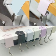 CEASIF6 Purse Hook, Purse Hook Hanger Holder Multifunctional Heavy Duty Bag Hook, Solid Color Durabl