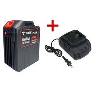 Pin Makita 30 Cell 21v - 15Ah Dung Lượng Cao Mạch 8 Mosfet Chân Pin Phổ Thông 4cm Có Đèn Báo Pin