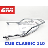 GIVI MONORACK MRV CUB CLASSIC 110 WMOTO W MOTO 110 GIVI MONORACK ADVANCE BLACK 100% ORIGINAL CUB CLA