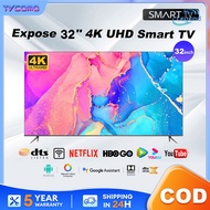 TV Android 32 inch Smart TV 32 inch Televisi LED Full HD 1080P TV WIFI Televisi netflix/youtube/google
