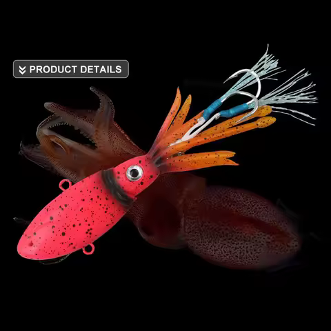 2Pcs Squid Seeker VIB 40g 50g Sea Fishing Lures Ocean Boat Fishing Torlling Metal Jig Artificial Har