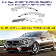For 2014-2017 Mercedes E-Class (W207) E350 E400 E550 Front Bumper Trim 2078850774 2078850874 2078850