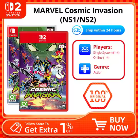 Nintendo Switch Games -MARVEL Cosmic Invasion -Cartridge Physical Card RPG Adventure Genre Game Mode