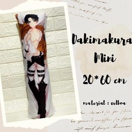 Bantal anime dakimakura mini anime attack on Titan levi snk aot