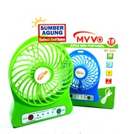 Myvo MF5001 Kipas Mini Portable F95B Bisa Menyala Hingga 18Jam Kipas Kecil Dibawa Bawa