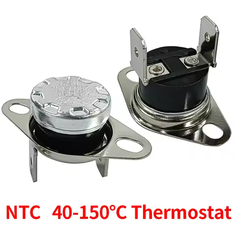 2/5/10PCS Bimetallic Thermostat KSD301/KSD302 40~150C 10A250V 40C 60C 80C 90C 100C 150degrees Normal