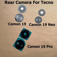 Rear Camera For Tecno Camon 19 Pro Neo Back Camera Glass Lens Cover With Glue Sticker CI6n CI8 CI8n 