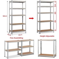 White Boltless Rack - 6ft x 3ft x 16" - 5L