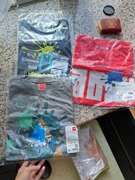 日本 T shirt 一番賞絕版 聯乘 漆彈 splatoon 3 任天堂 zelda tears of the kingdom 王國之淚 pokemon fuecoco 朱紫呆火鱷