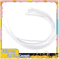 【D&F】10X Extra Long 76Cm Cable Ties White Zip Wraps
