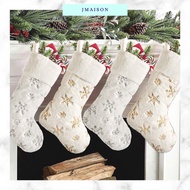 JMAISON Snow White Christmas Stocking Socks Christmas Decoration Xmas Gift Present 圣诞袜装饰